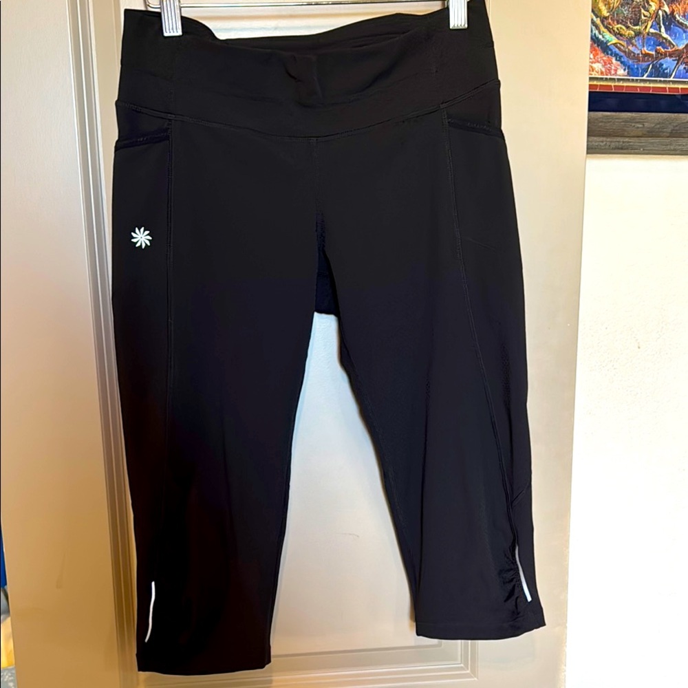 Athleta Dobby Be Free Knickers Size S Black
